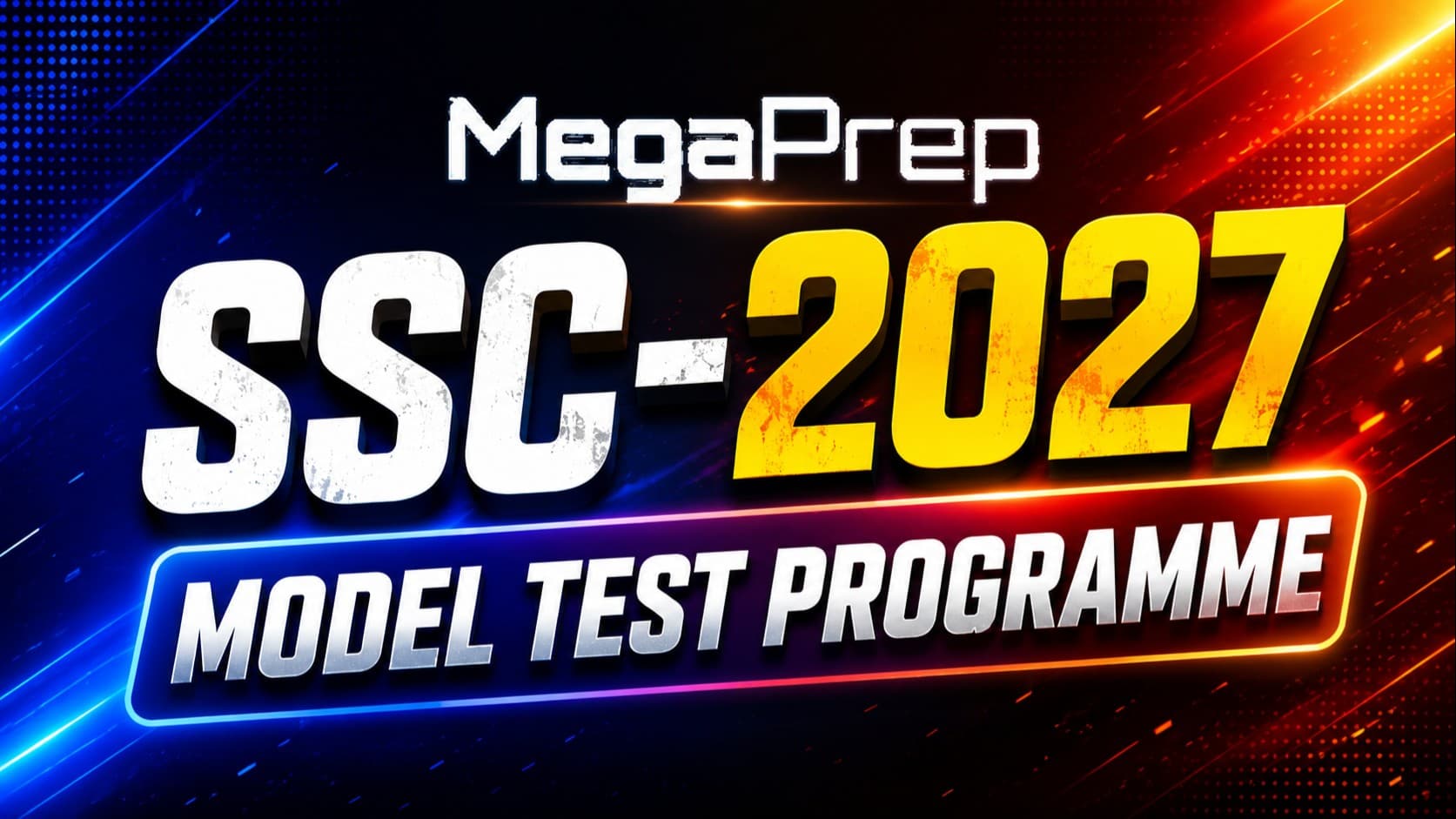 SSC-2027 Model Test Programme